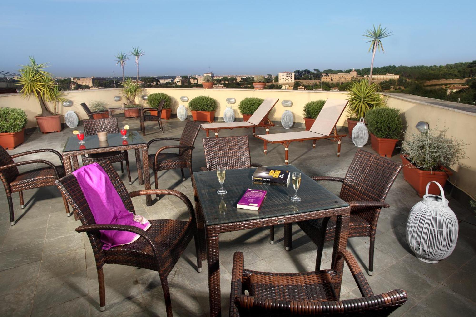 Hotel Alessandrino Roma Restoran fotoğraf