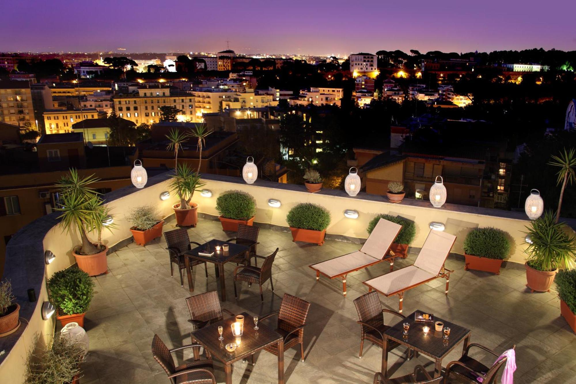 Hotel Alessandrino Roma Restoran fotoğraf
